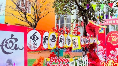 KHAI BÚT ĐẦU XUÂN KHỐI MẪU GIÁO 5-6 TUỔI